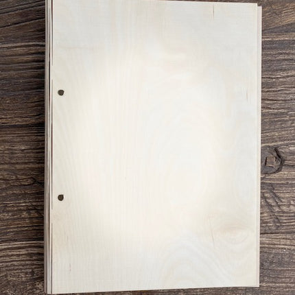 Houten kaft Lerares A5 formaat