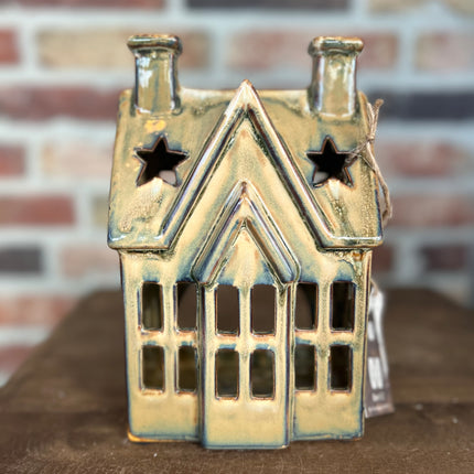Keramieken huis ster