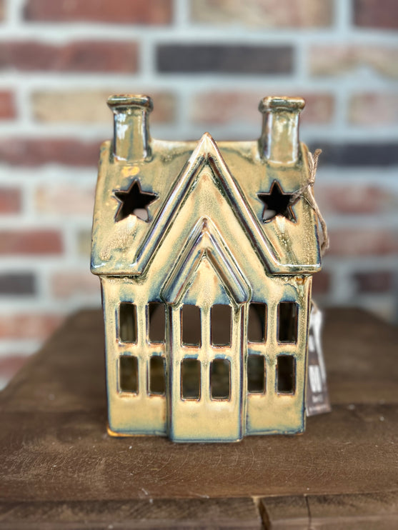 Keramieken huis ster