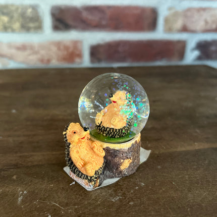 Sneeuwbol Glitter egeltjes