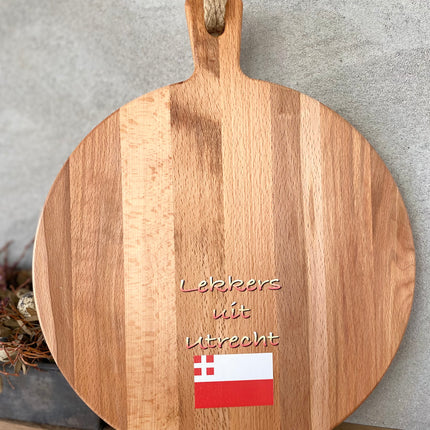 Serveerplank rond - Provincie Utrecht