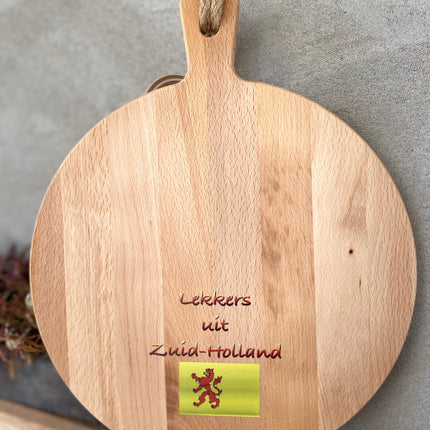 Serveerplank rond - Provincie Zuid-Holland