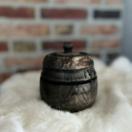 Houten Potje met Deksel