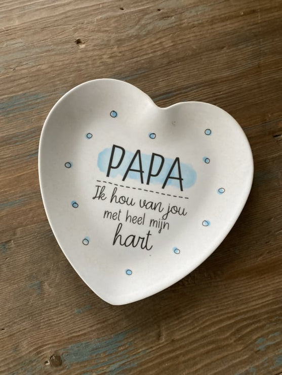 Ontbijtbordje papa