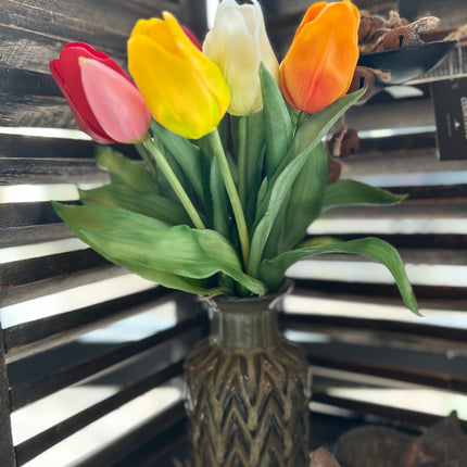 Bosje tulpen - roze/rood/geel