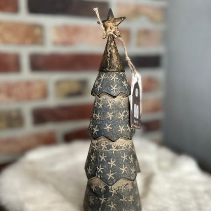 Houten Kerstboom met Sterretjes