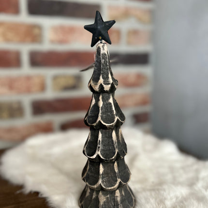 Houten Kerstboom met ster M