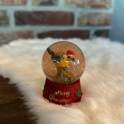 Vogeltje in sneeuwbol