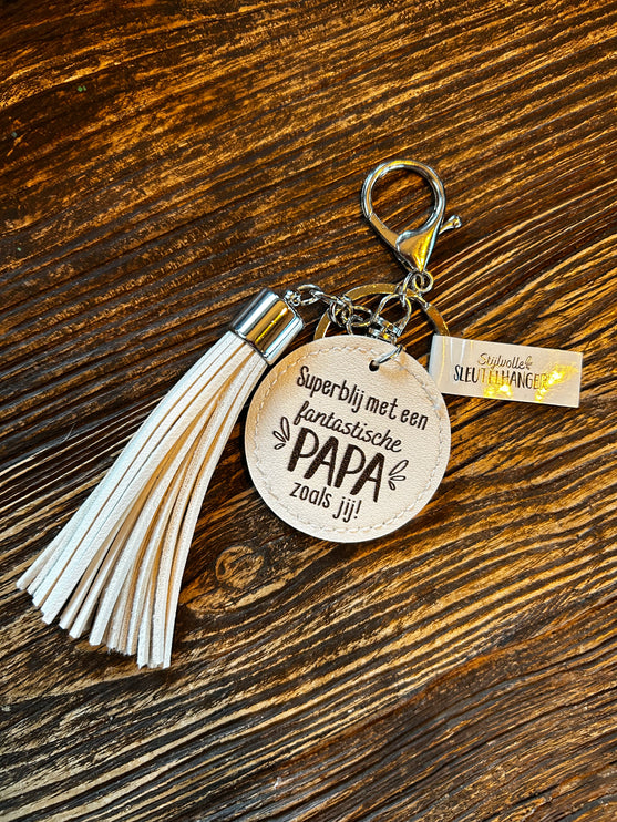 Tassel-Tas/Sleutelhanger Papa
