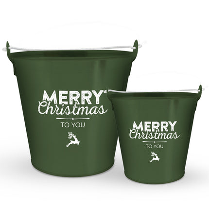 Kerstemmer M Donkergroen Merry Christmas