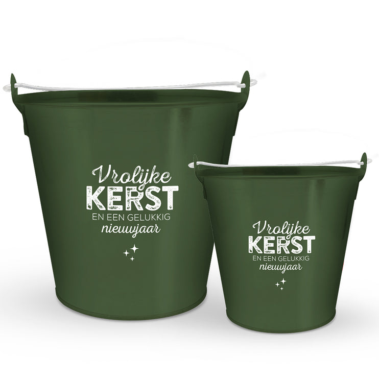 Kerstemmer M Donkergroen Vrolijke Kerst