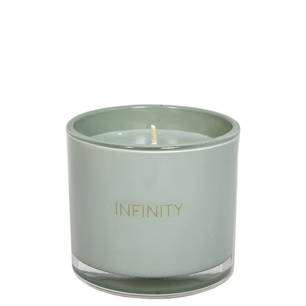 GEURKAARS MET WENS-ARMBAND - INFINITY - MINTY BAMBOO