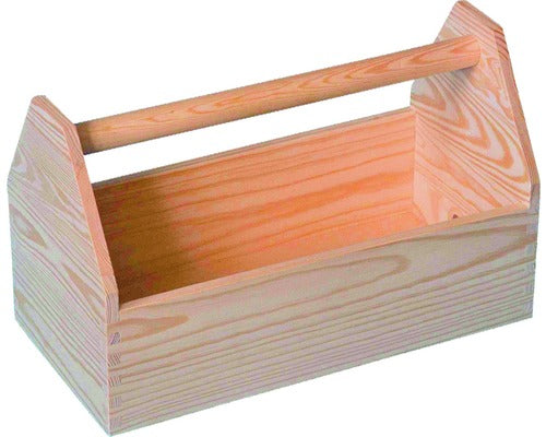 Houten (gereedschaps) kist met eigen tekst - foto