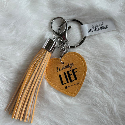 Tassel - Tas/Sleutelhanger Ik vind je lief