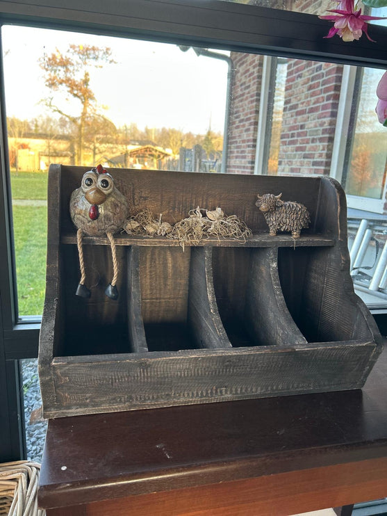 Grutterbak donker 4 vaks