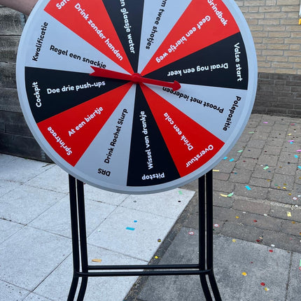 Hangtafel formule 1 met draaischijf