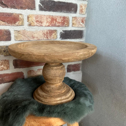 Houten Plateau Op Voet