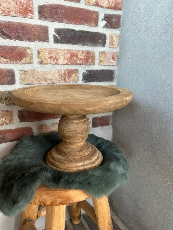 Houten Plateau Op Voet