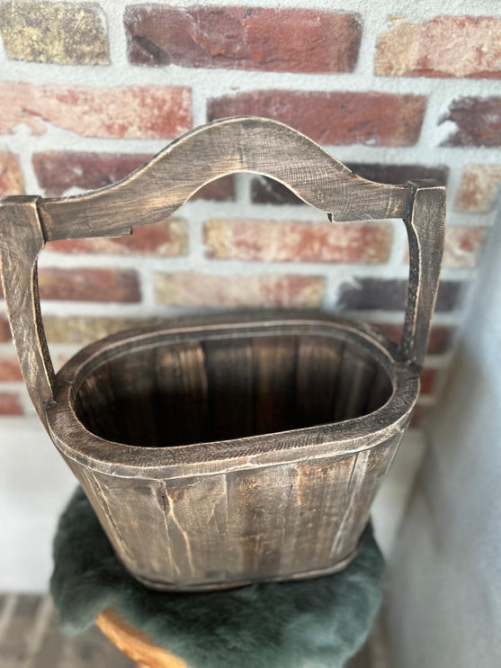 Houten Emmer ovaal