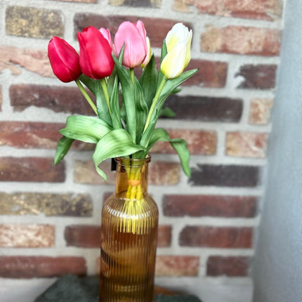 Bosje Tulpen - Rood/Wit/Roze