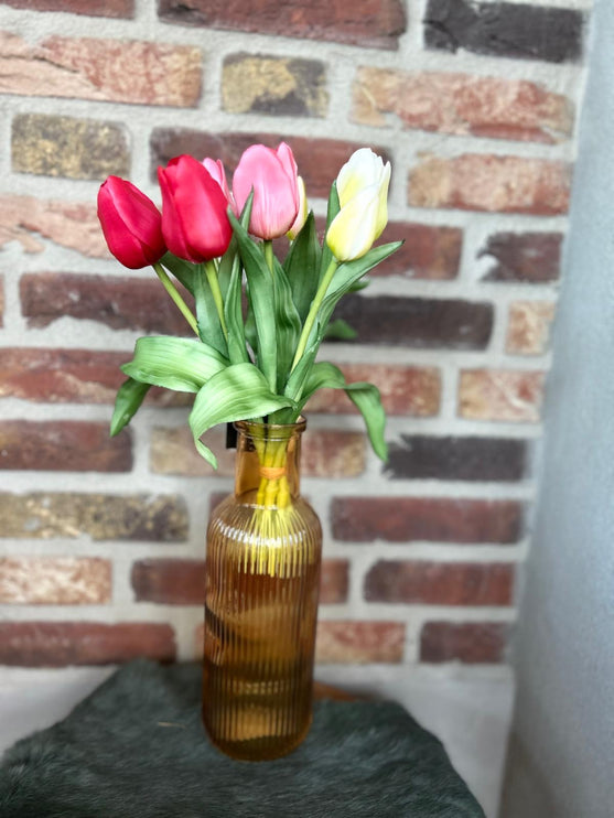 Bosje Tulpen - Rood/Wit/Roze