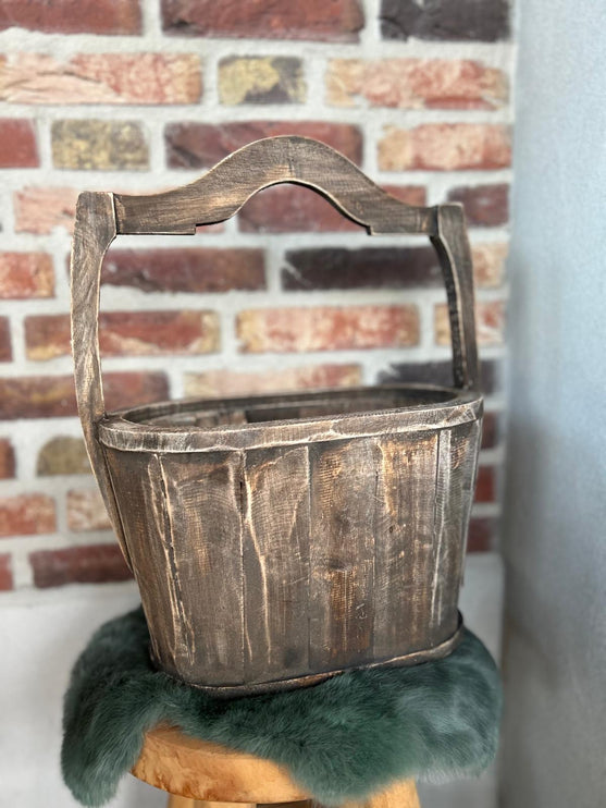 Houten Emmer ovaal