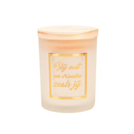 Small scented candles gold/white - Vriendin