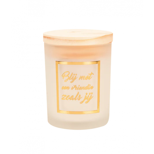 Small scented candles gold/white - Vriendin