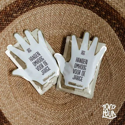 Handmasker - Handen omhoog voor de jarige