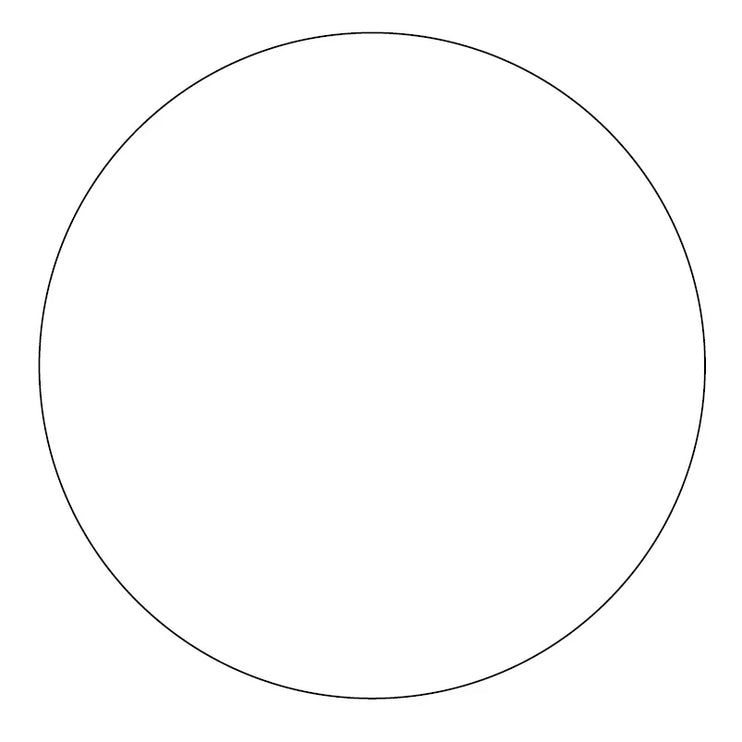 Tuinbord Dibond Rond - eigen ontwerp