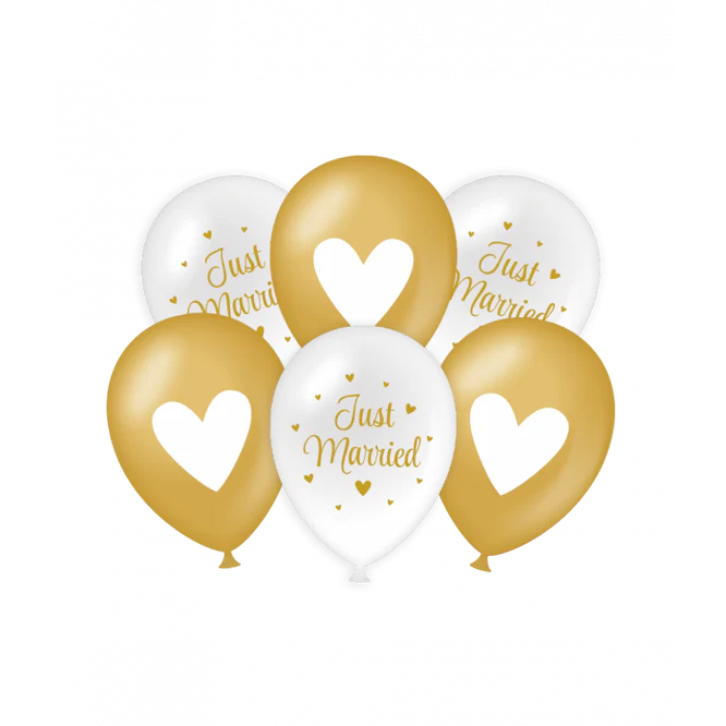 Party balloons - Just married