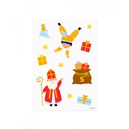 Raamstickers - Sinterklaas