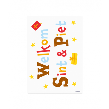 Raamstickers - Sinterklaas