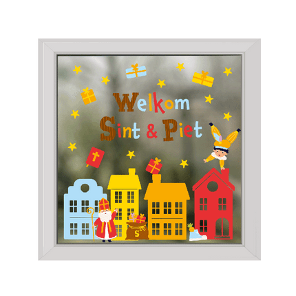 Raamstickers - Sinterklaas