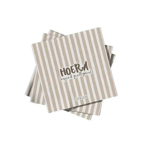Servetten - Hoera, hapjes & gezelligheid