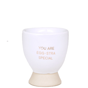 SOJAKAARS IN EIERDOP - YOU ARE EGG-STRA SPECIAL - FRESH COTTON