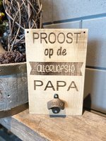 Tekstbord Proost op de allerliefste papa