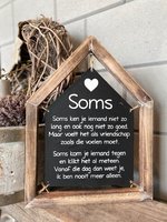 Tekstbord Soms