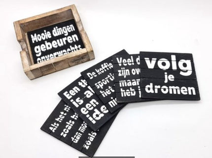 Onderzetters set van 6